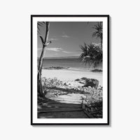 Noosa Heads Black and White Fine Art Photo Print, Sunshine Coast Australia Poster