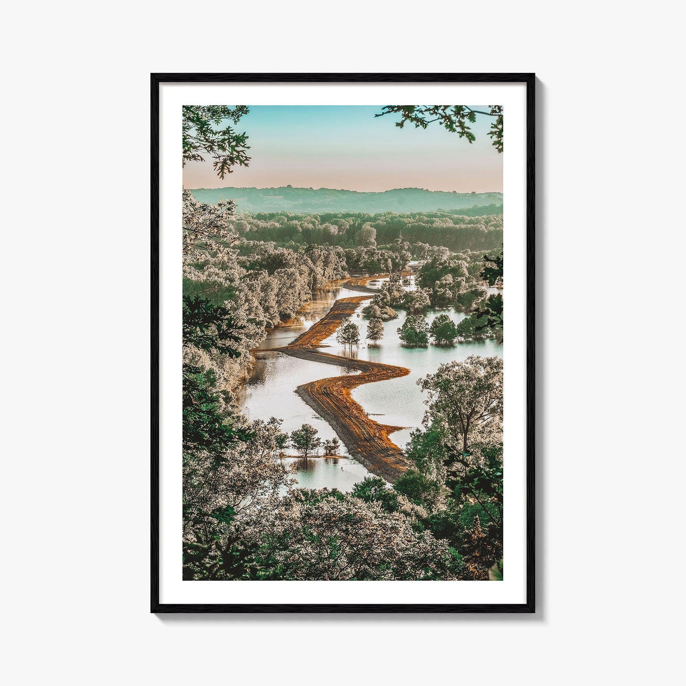 Missouri Fine Art Photo Print, Missouri River Floodplain Landscape, USA Poster