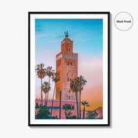 Marrakesh Fine Art Photo Print, Koutoubia Mosque, Medina, Marrakech, Morocco, Wall Decor, Poster