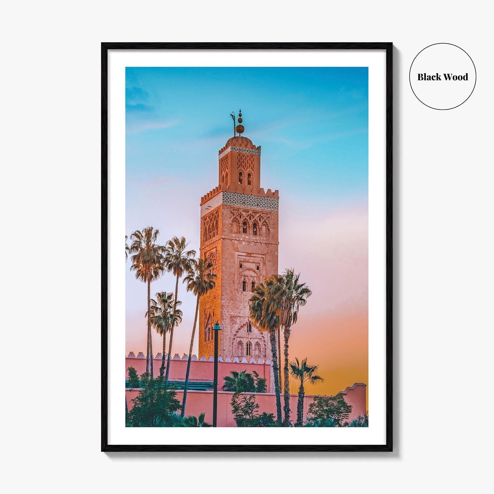 Marrakesh Fine Art Photo Print, Koutoubia Mosque, Medina, Marrakech, Morocco, Wall Decor, Poster