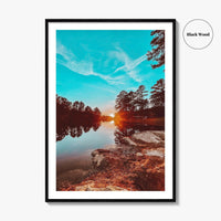 Lexington South Carolina Fine Art Photo Print, Gibson Pond Park, USA Wall Decor Poster