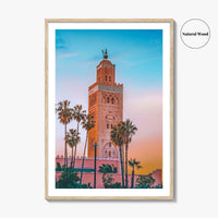 Marrakesh Fine Art Photo Print, Koutoubia Mosque, Medina, Marrakech, Morocco, Wall Decor, Poster