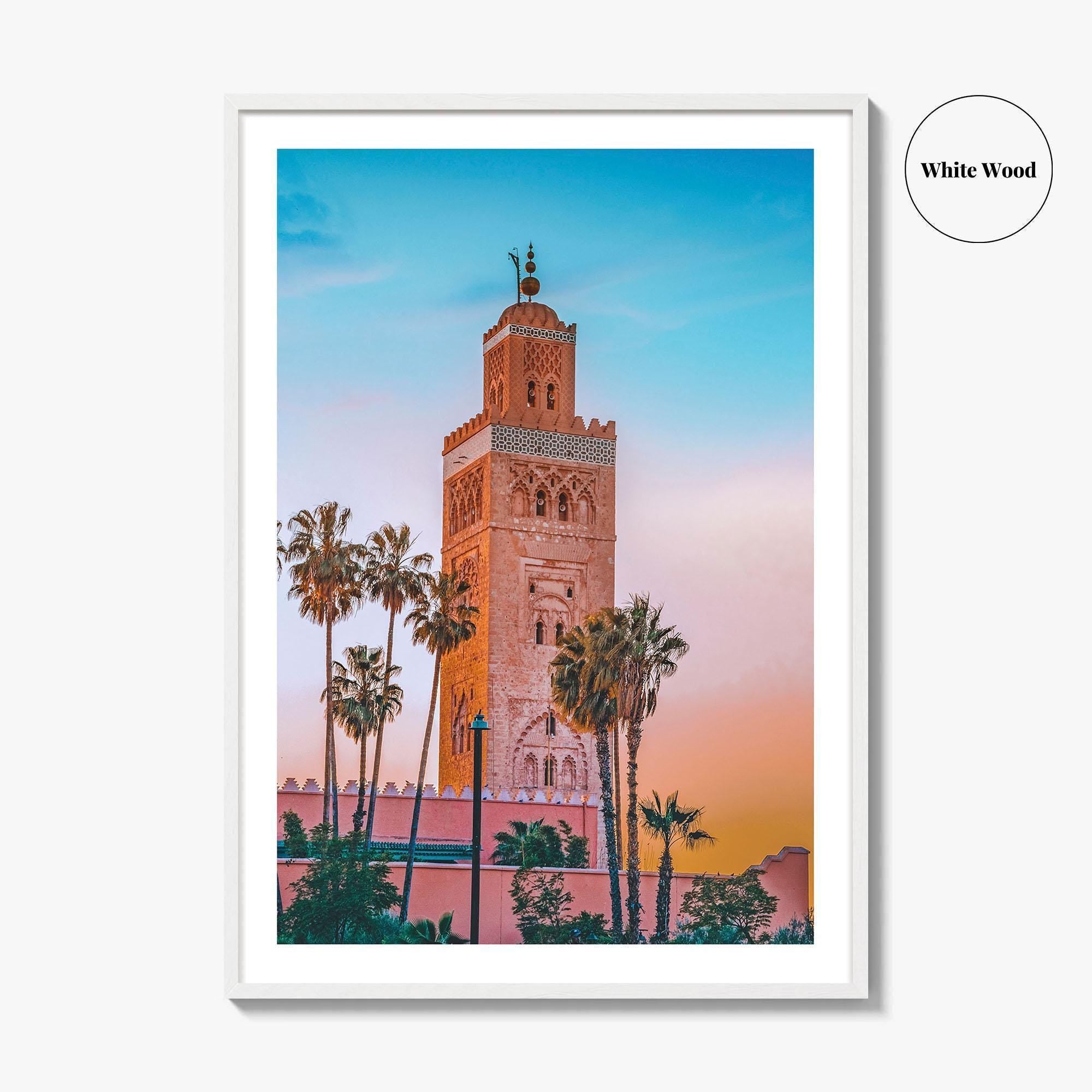 Marrakesh Fine Art Photo Print, Koutoubia Mosque, Medina, Marrakech, Morocco, Wall Decor, Poster