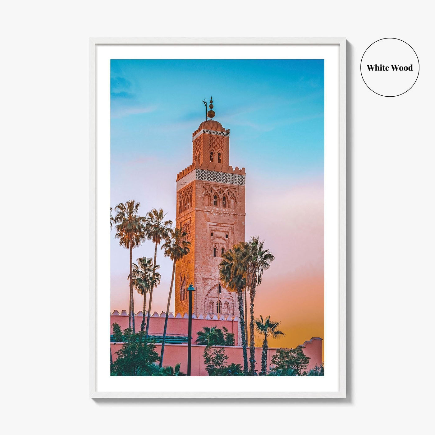 Marrakesh Fine Art Photo Print, Koutoubia Mosque, Medina, Marrakech, Morocco, Wall Decor, Poster