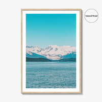 Juneau Blue Fine Art Photo Print, Mendenhall Glacier, Alaska, USA, Wall Decor, Poster