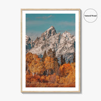 Grand Teton National Park Fine Art Photo Print, Teton Range, Wyoming Poster