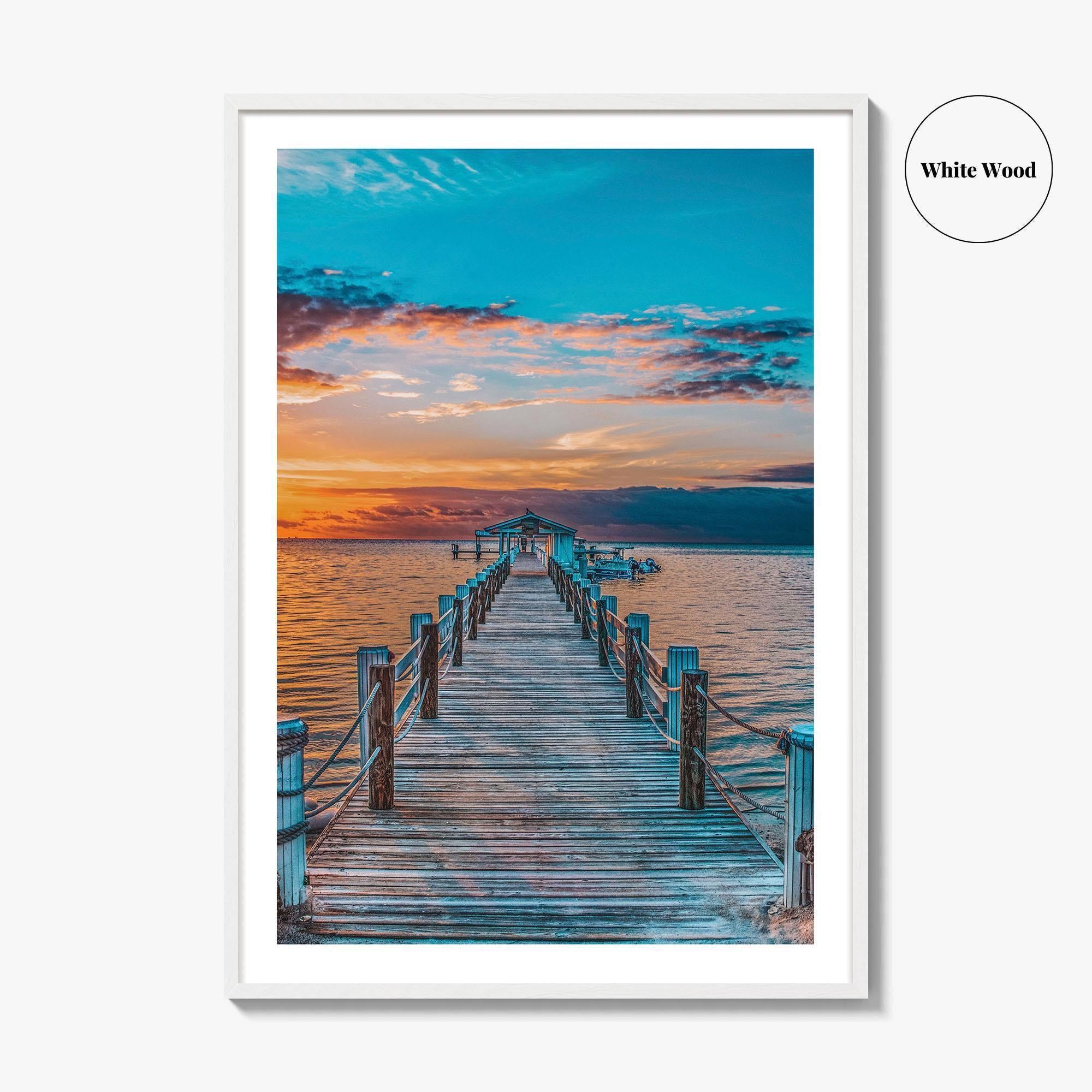 Islamorada Fine Art Photo Print, Florida Keys, FL, USA, Dock, Pier, Poster