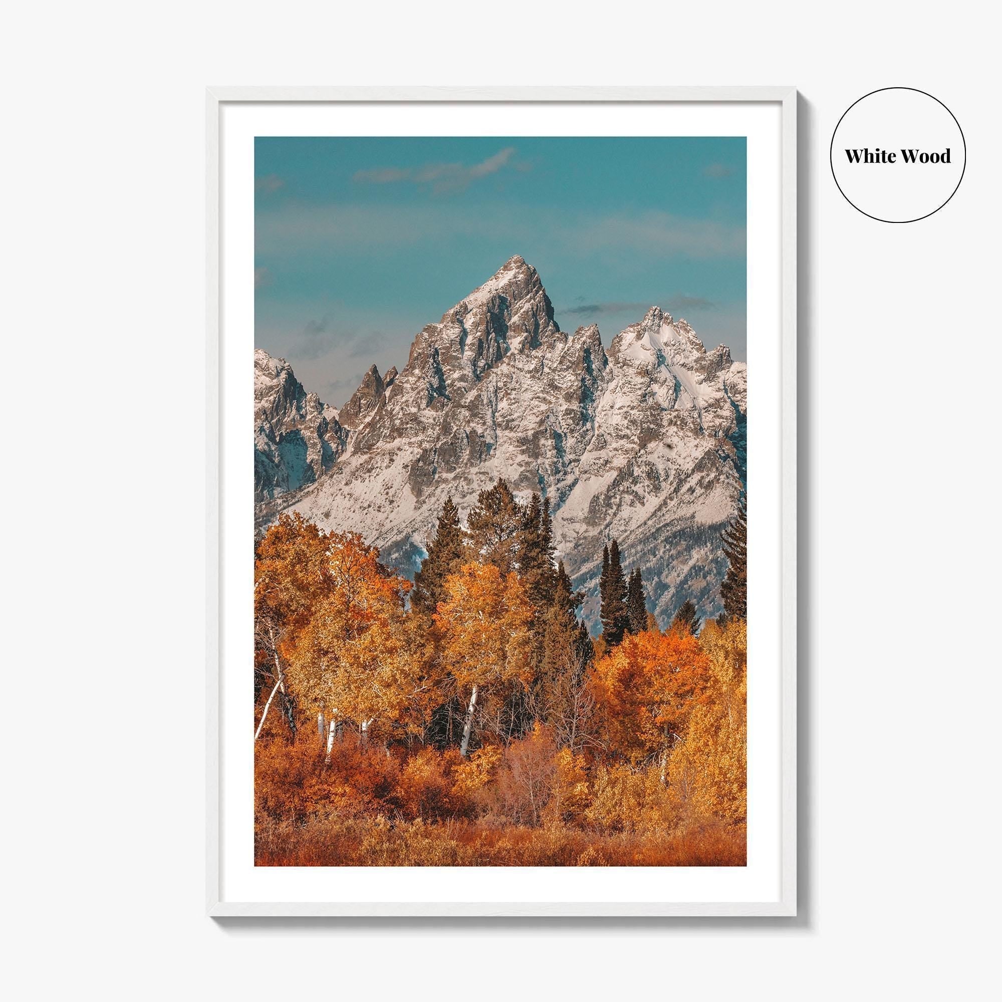 Grand Teton National Park Fine Art Photo Print, Teton Range, Wyoming Poster