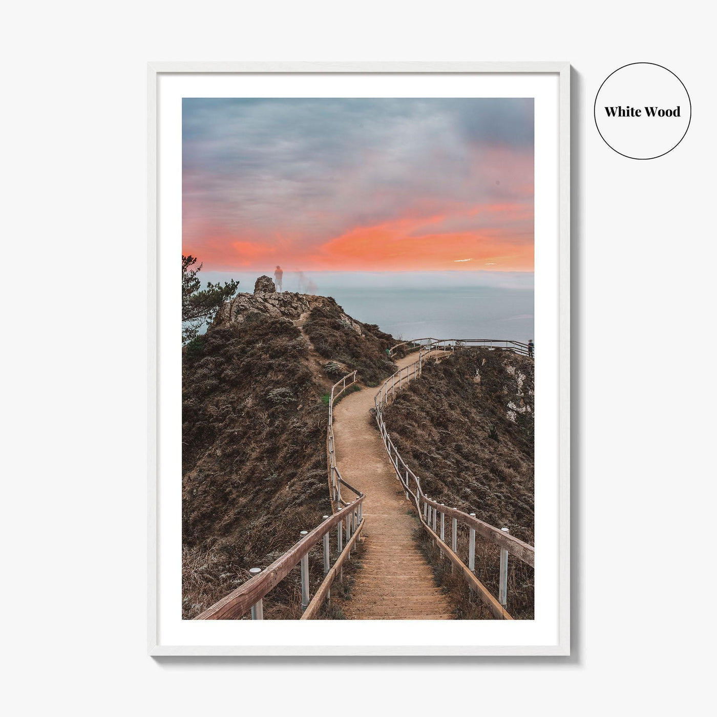 Marin County Fine Art Photo Print, Muir Beach Overlook, California Bay Area Wall Poster