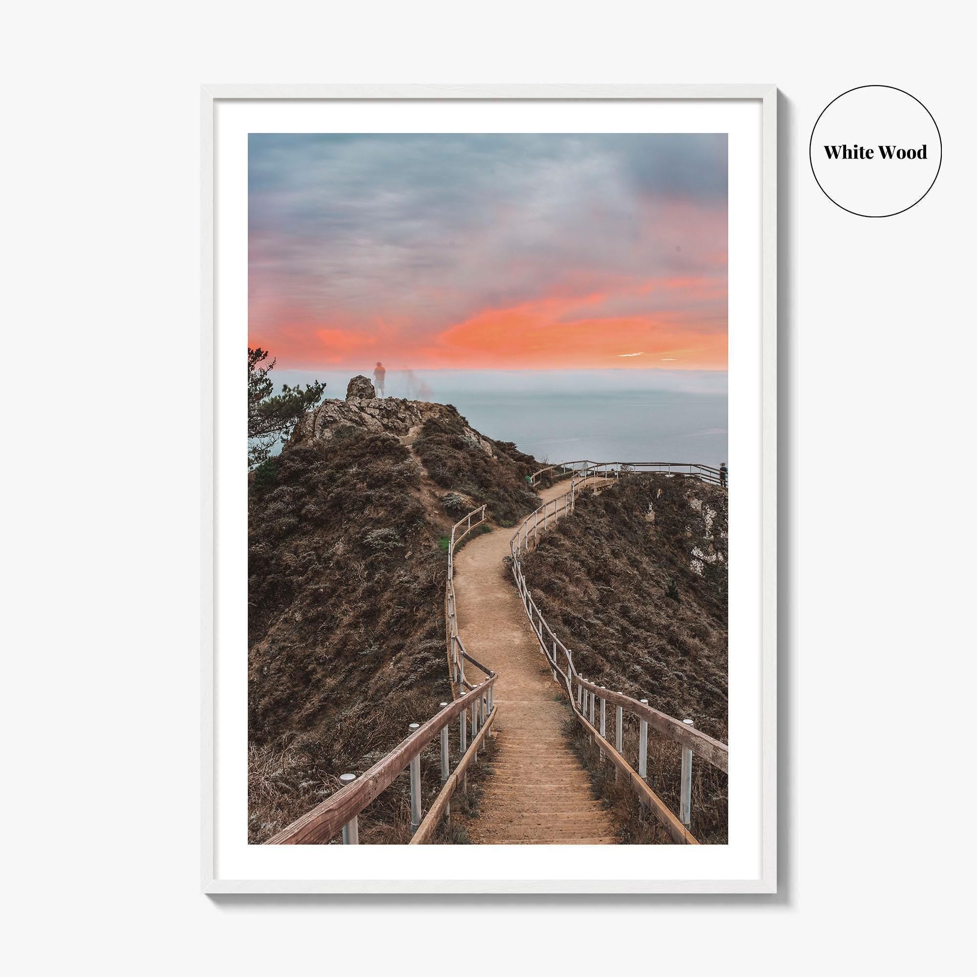 Marin County Fine Art Photo Print, Muir Beach Overlook, California Bay Area Wall Poster