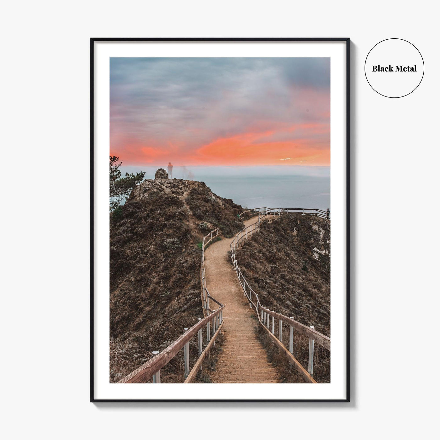 Marin County Fine Art Photo Print, Muir Beach Overlook, California Bay Area Wall Poster