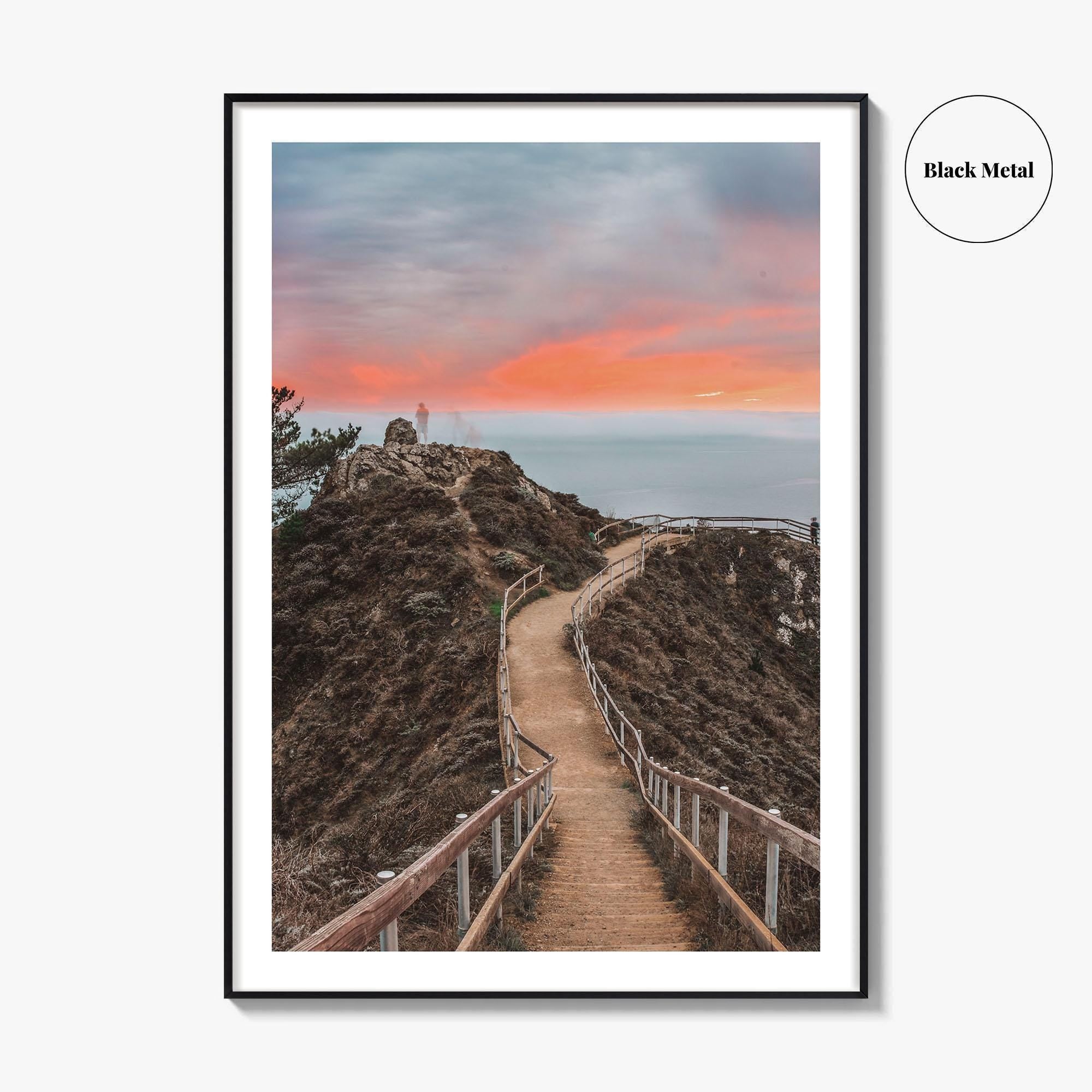 Marin County Fine Art Photo Print, Muir Beach Overlook, California Bay Area Wall Poster