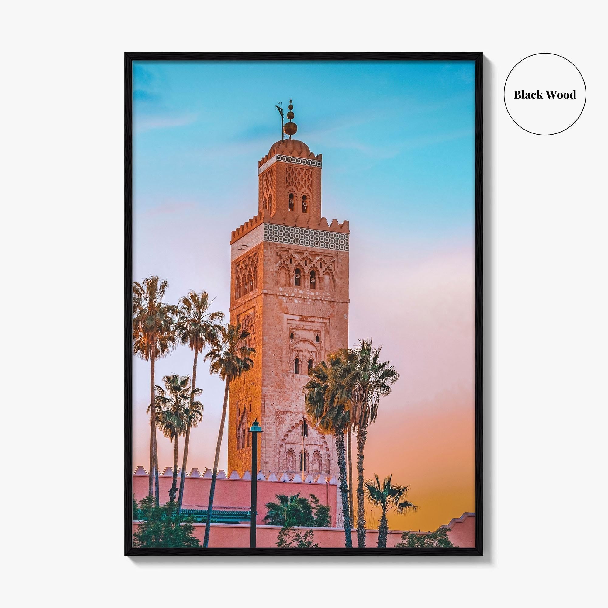 Marrakesh Fine Art Photo Print, Koutoubia Mosque, Medina, Marrakech, Morocco, Wall Decor, Poster