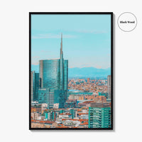 Milan Skyline Fine Art Photo Print, Milano, Lombardy, Italy Wall Poster