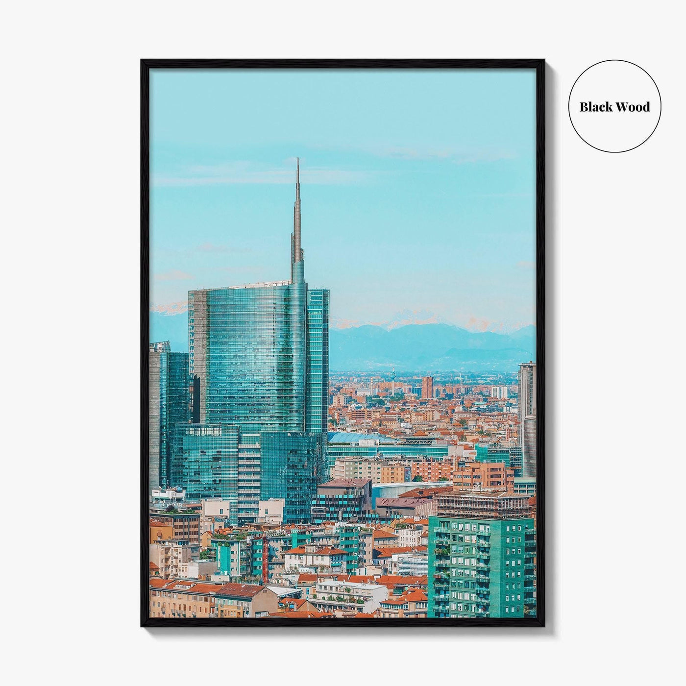 Milan Skyline Fine Art Photo Print, Milano, Lombardy, Italy Wall Poster