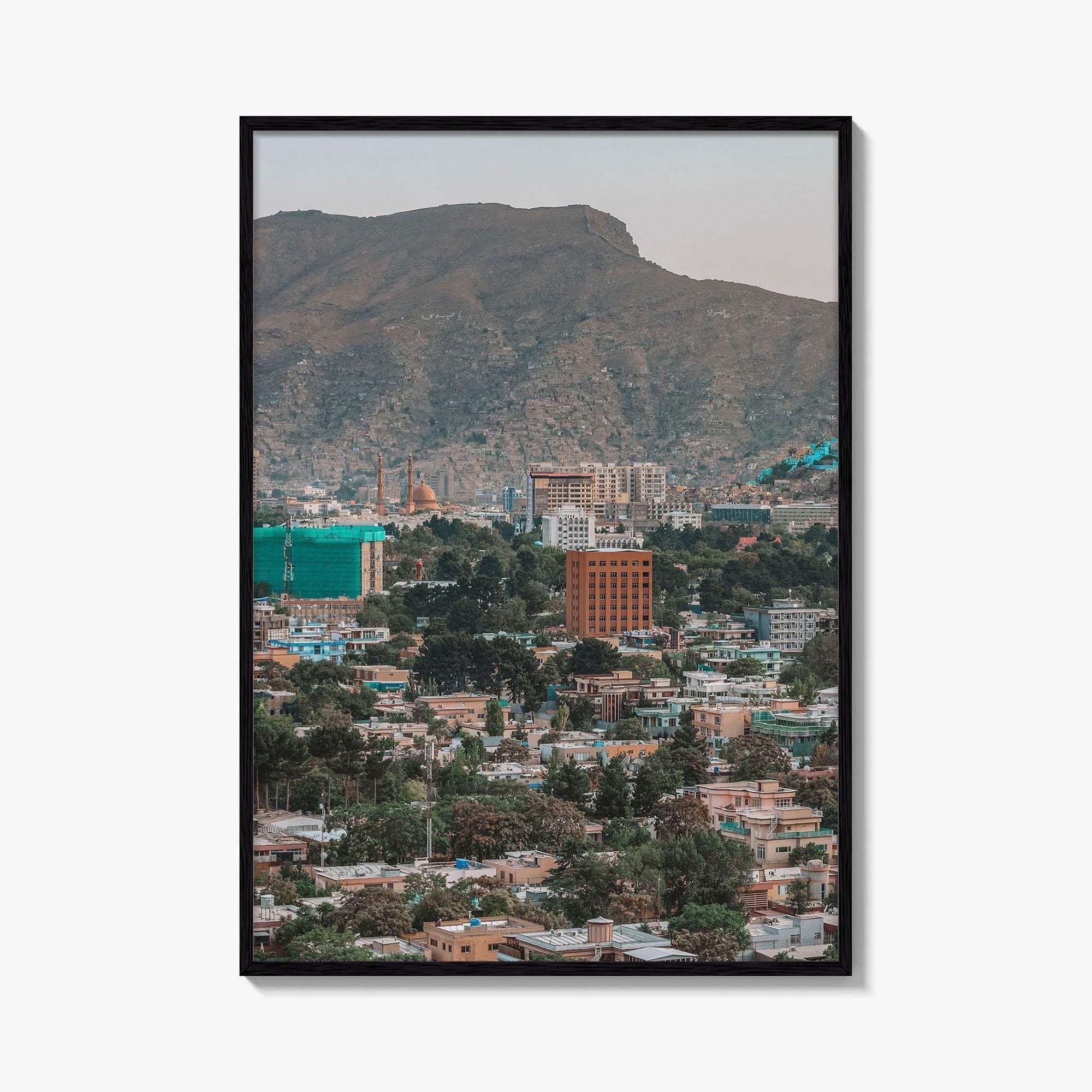 Kabul Skyline Fine Art Photo Print, Afghanistan, Capital City Wall Decor Poster