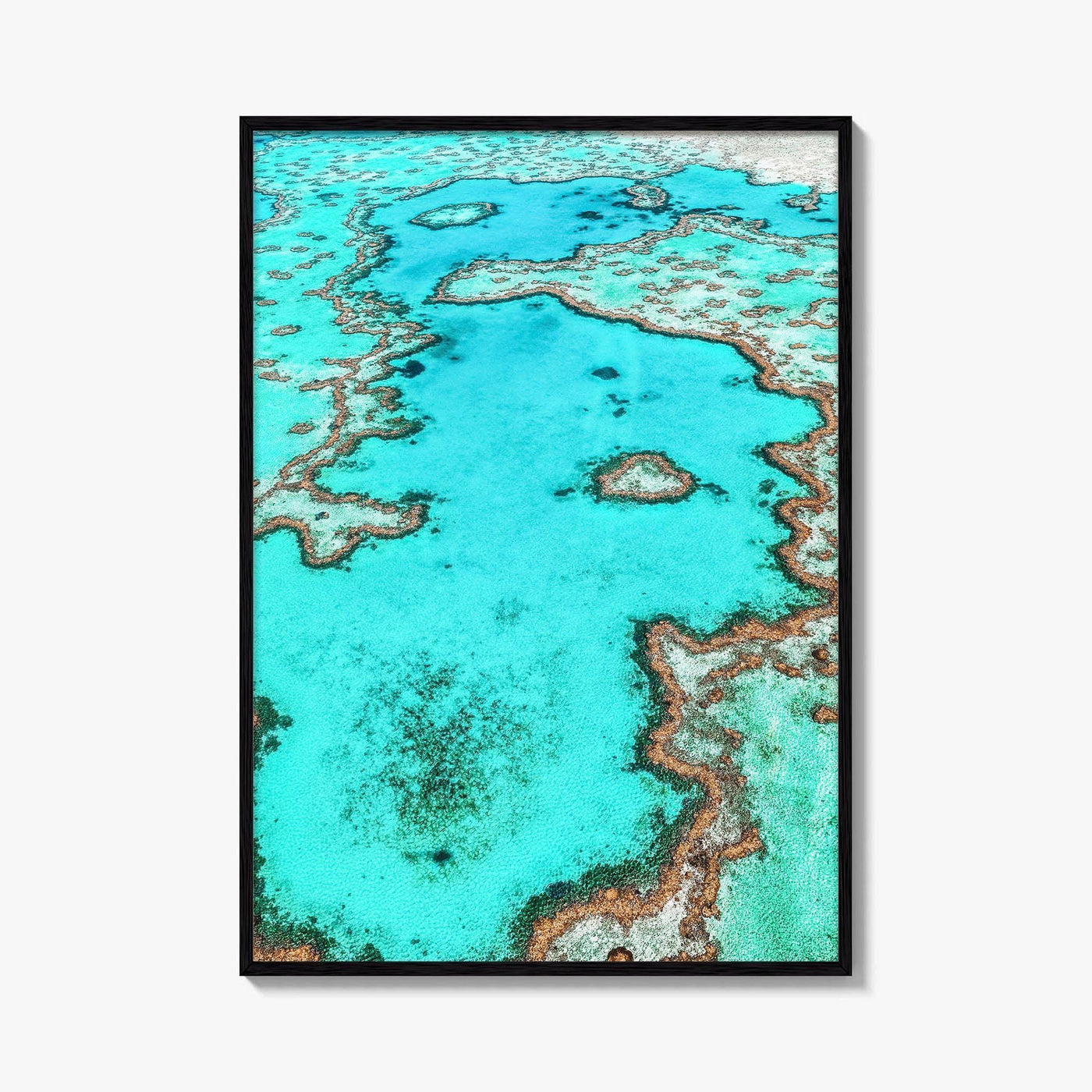 Great Barrier Reef Fine Art Photo Print, Heart Reef Whitsundays Queensland Australia Poster