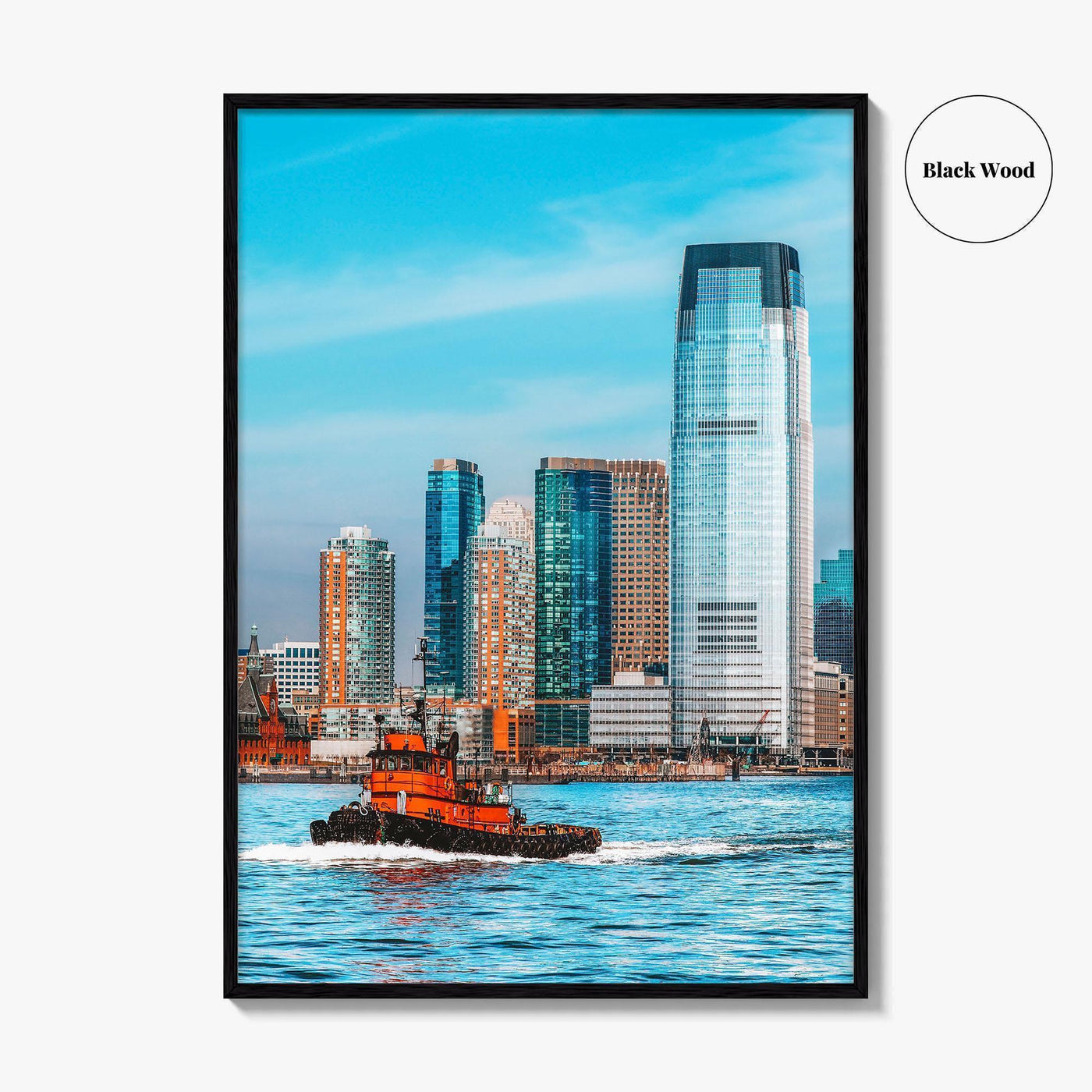 Hoboken Skyline Fine Art Photo Print, New Jersey Poster, Hudson River, NYC