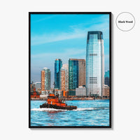 Hoboken Skyline Fine Art Photo Print, New Jersey Poster, Hudson River, NYC