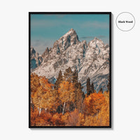 Grand Teton National Park Fine Art Photo Print, Teton Range, Wyoming Poster