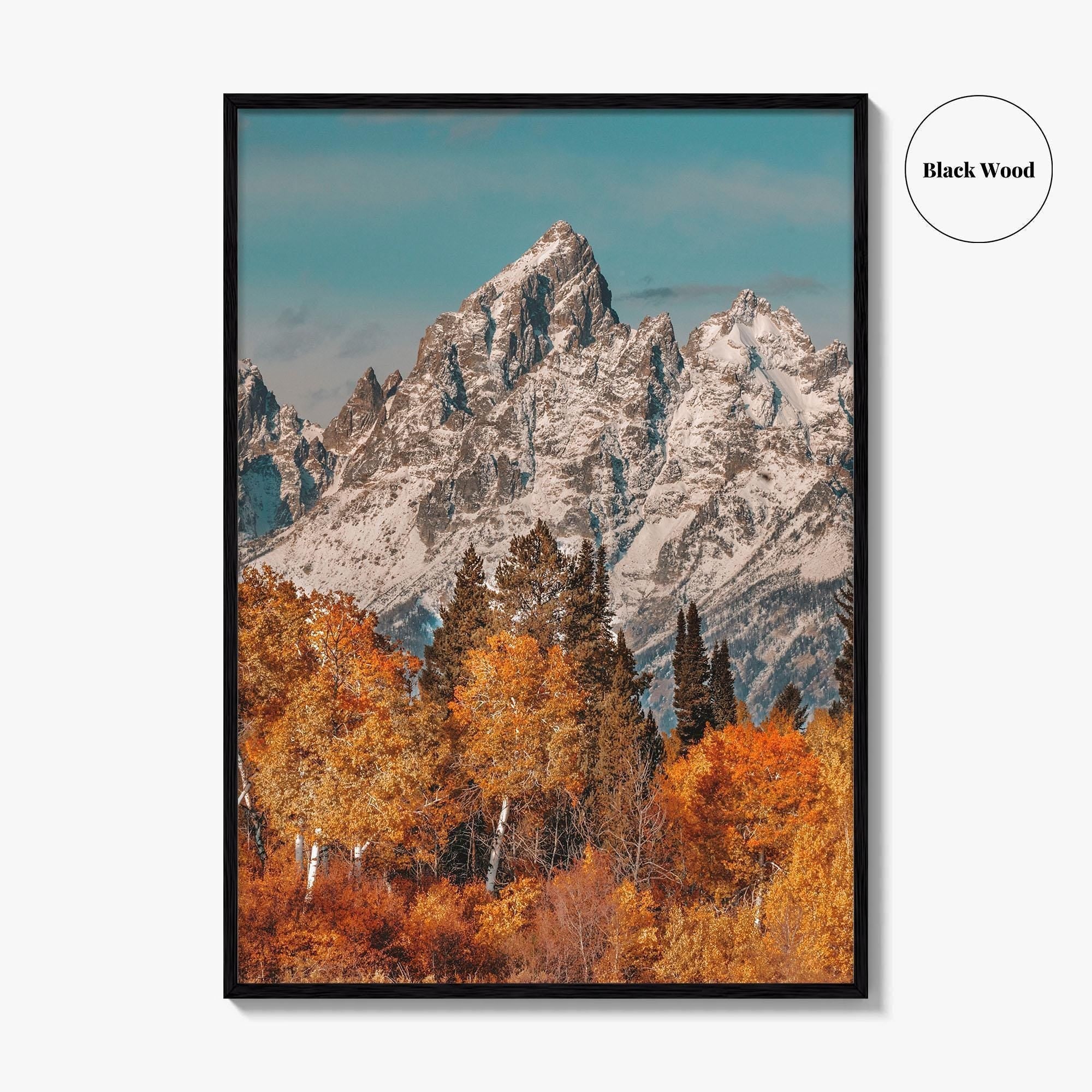 Grand Teton National Park Fine Art Photo Print, Teton Range, Wyoming Poster