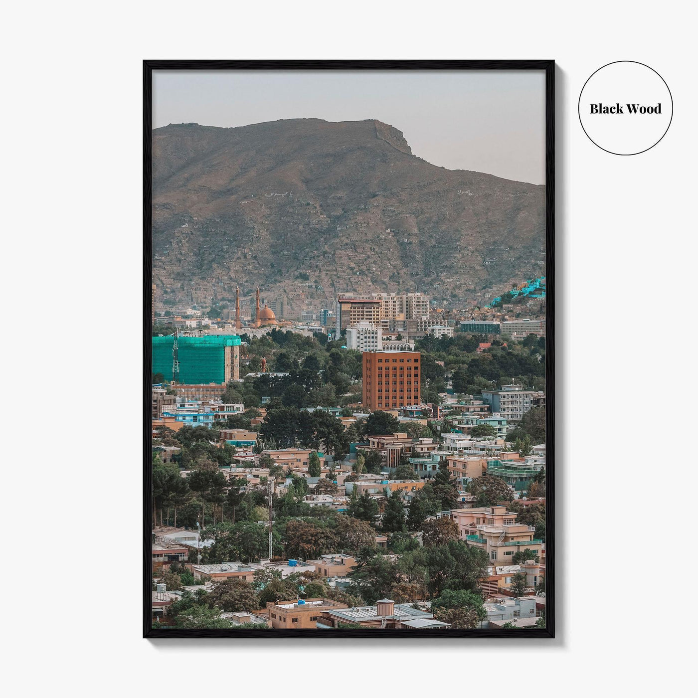 Kabul Skyline Fine Art Photo Print, Afghanistan, Capital City Wall Decor Poster