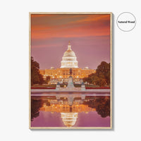 Washington DC Fine Art Photo Print, United States Capitol Building, Wall Decor Poster