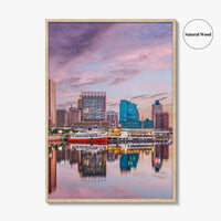 Baltimore Skyline Fine Art Photo Print, Inner Harbor, Maryland, USA, Wall Decor Poster