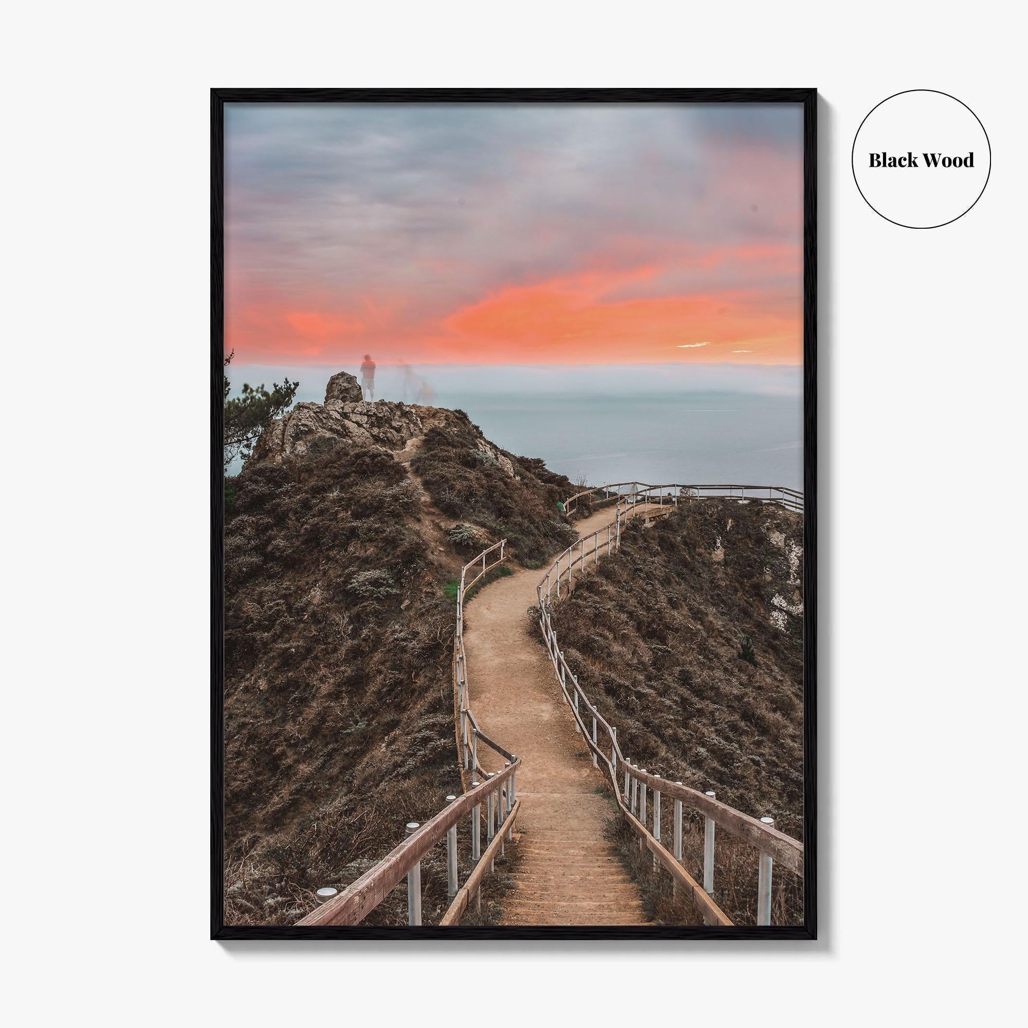 Marin County Fine Art Photo Print, Muir Beach Overlook, California Bay Area Wall Poster