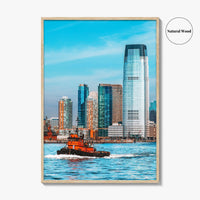 Hoboken Skyline Fine Art Photo Print, New Jersey Poster, Hudson River, NYC