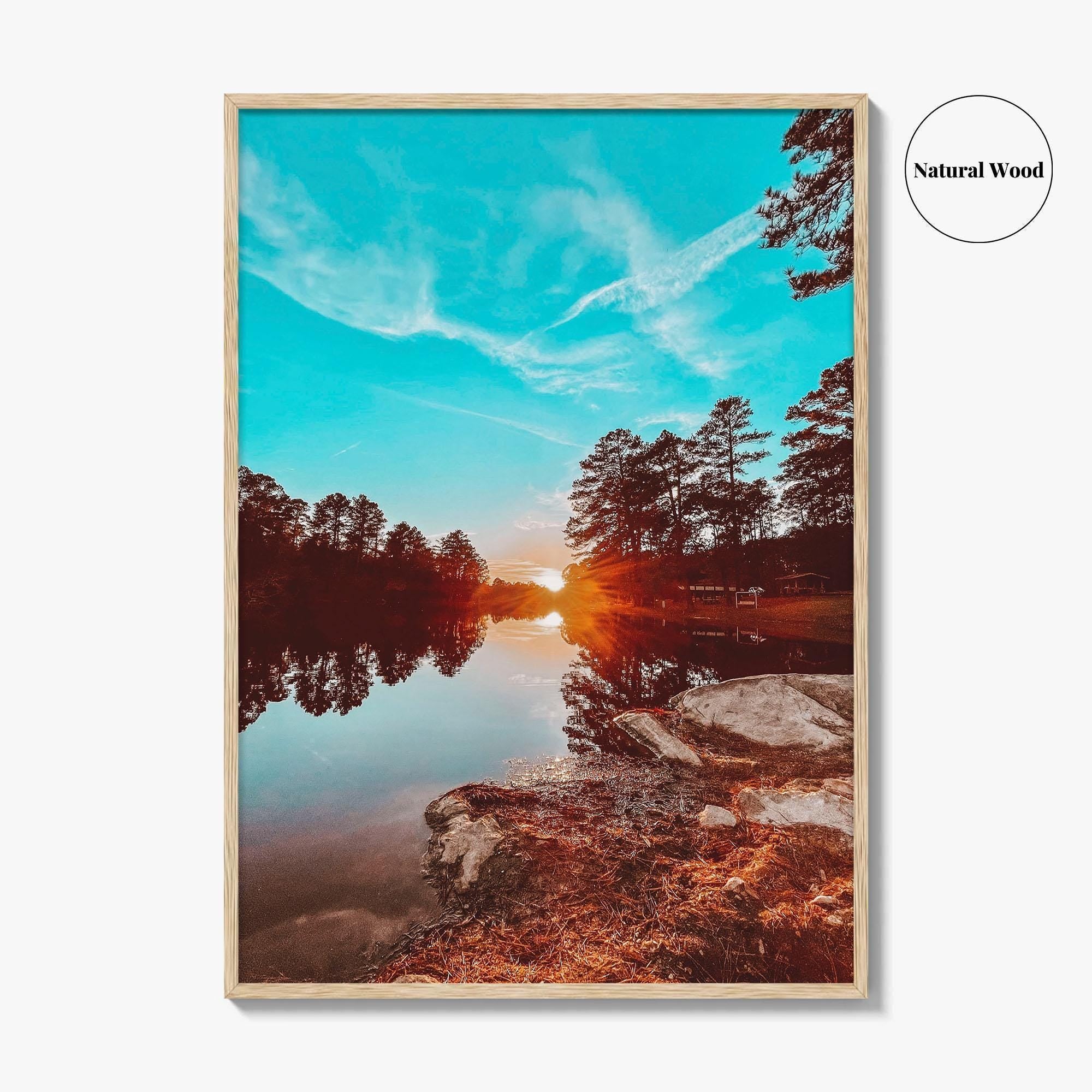 Lexington South Carolina Fine Art Photo Print, Gibson Pond Park, USA Wall Decor Poster