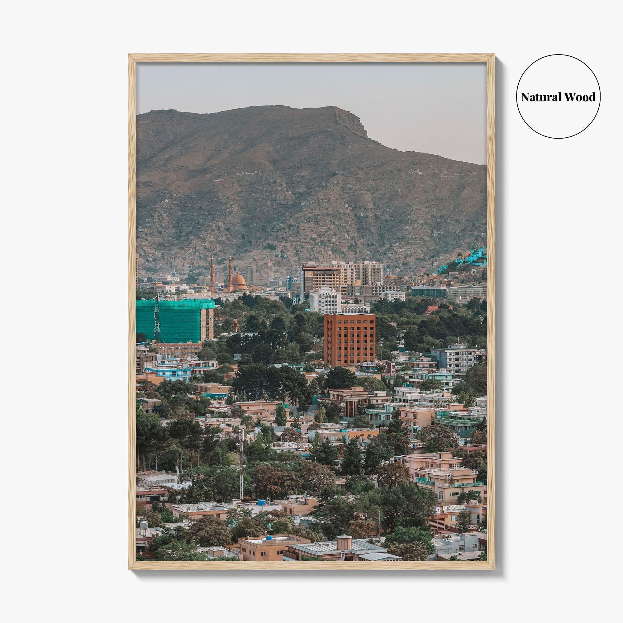 Kabul Skyline Fine Art Photo Print, Afghanistan, Capital City Wall Decor Poster