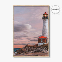 Crisp Point Lighthouse Fine Art Photo Print, Lake Superior, Upper Peninsula Michigan Poster, USA