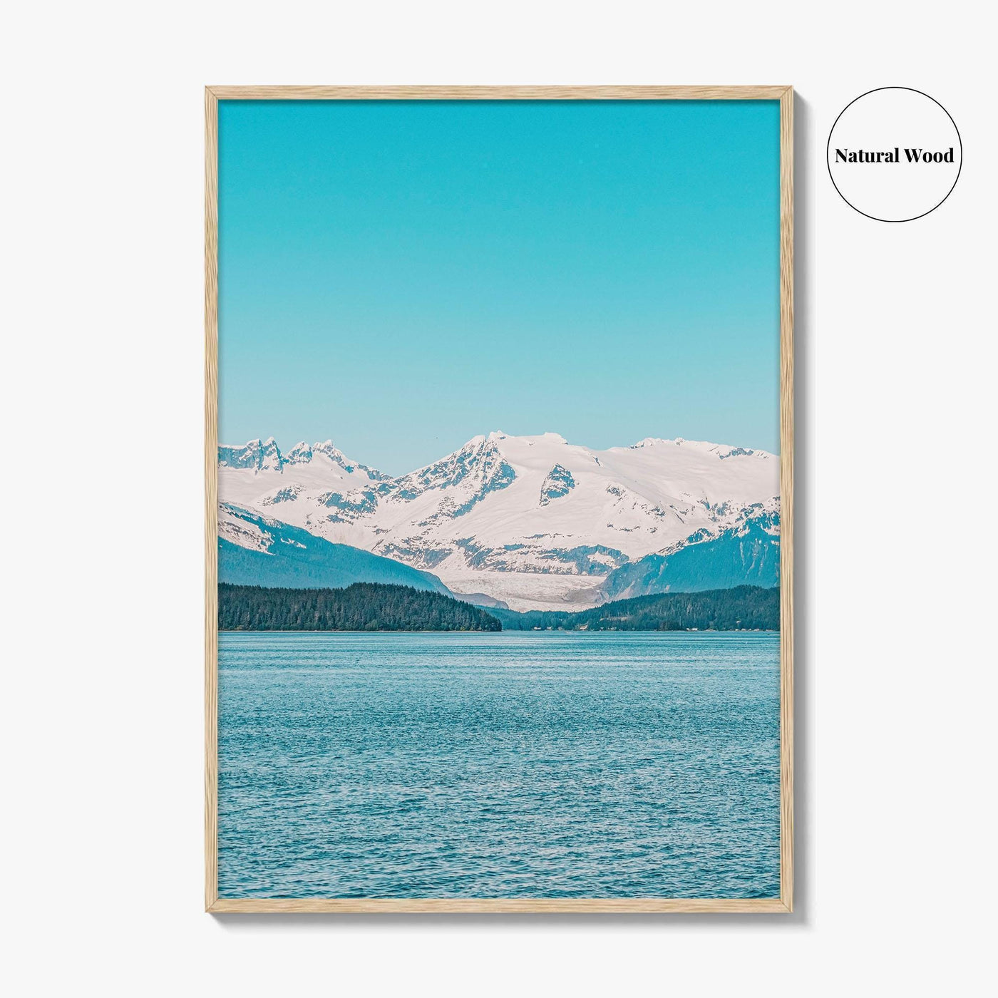 Juneau Blue Fine Art Photo Print, Mendenhall Glacier, Alaska, USA, Wall Decor, Poster