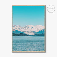 Juneau Blue Fine Art Photo Print, Mendenhall Glacier, Alaska, USA, Wall Decor, Poster