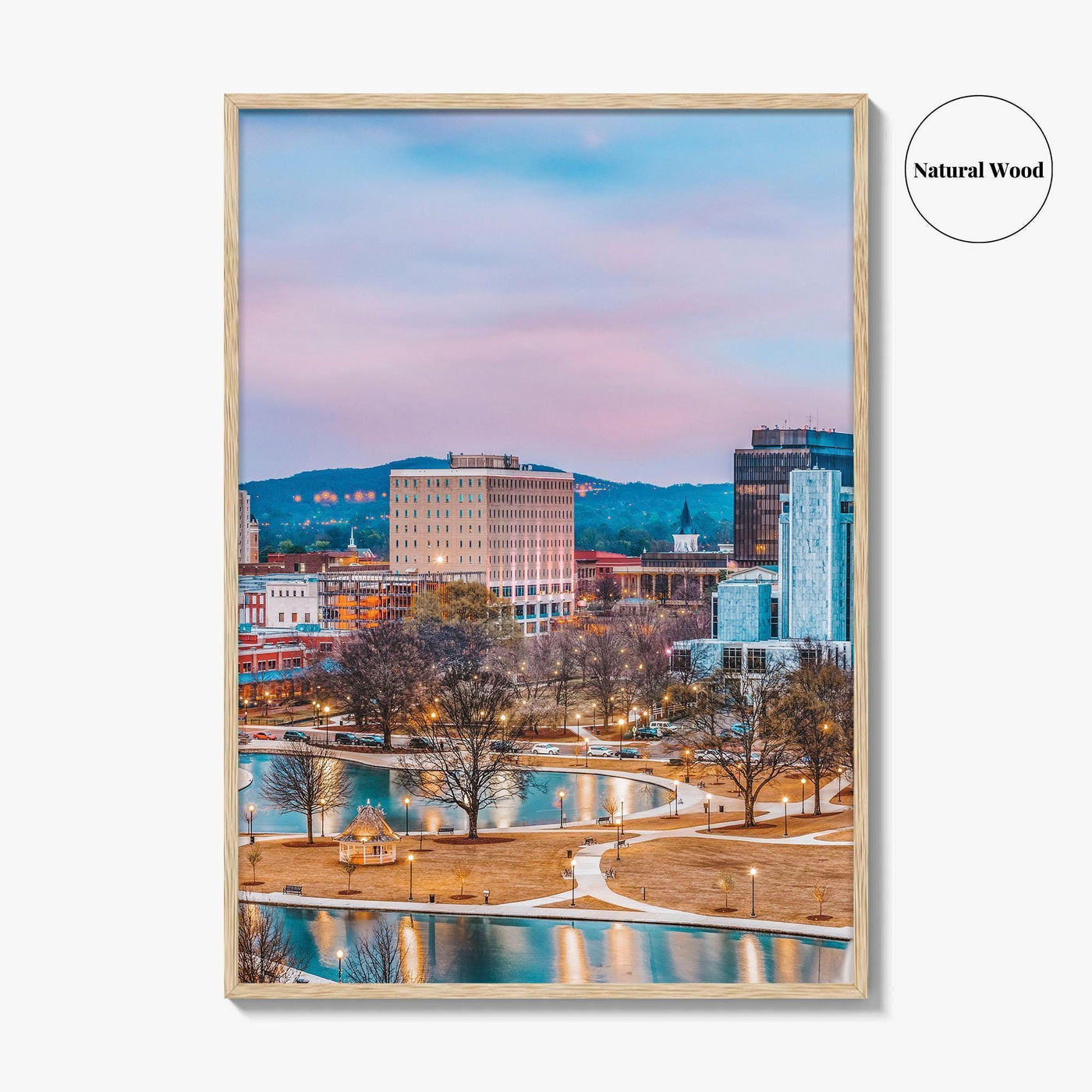 Huntsville Skyline Fine Art Photo Print, Alabama Wall Poster, USA