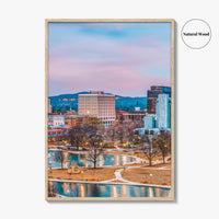Huntsville Skyline Fine Art Photo Print, Alabama Wall Poster, USA