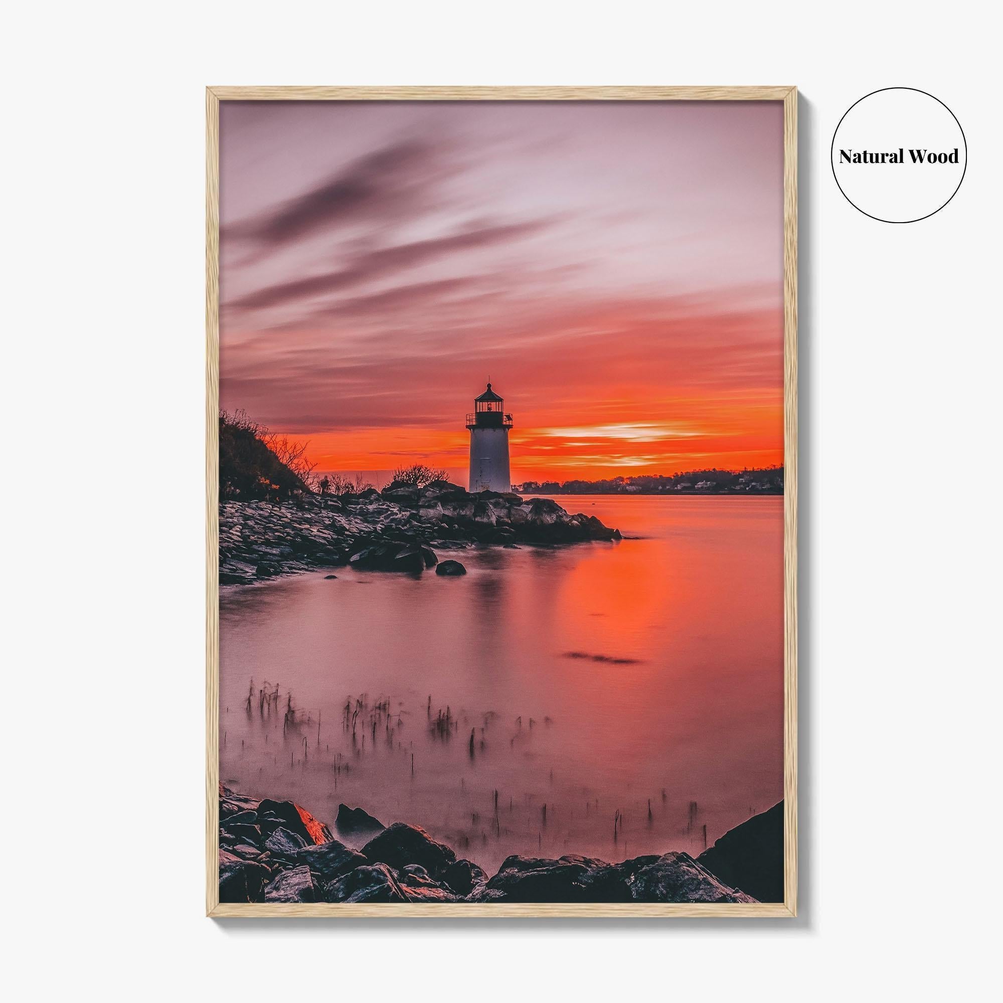 Salem Massachusetts Fine Art Photo Print, Fort Pickering Lighthouse, Winter Island, USA