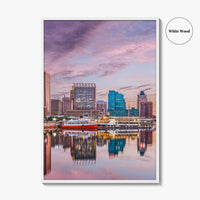 Baltimore Skyline Fine Art Photo Print, Inner Harbor, Maryland, USA, Wall Decor Poster
