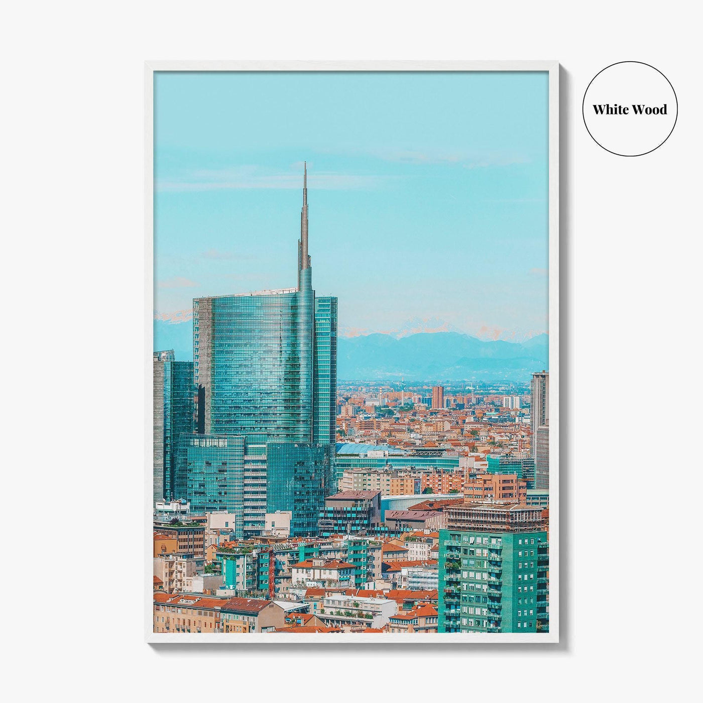 Milan Skyline Fine Art Photo Print, Milano, Lombardy, Italy Wall Poster