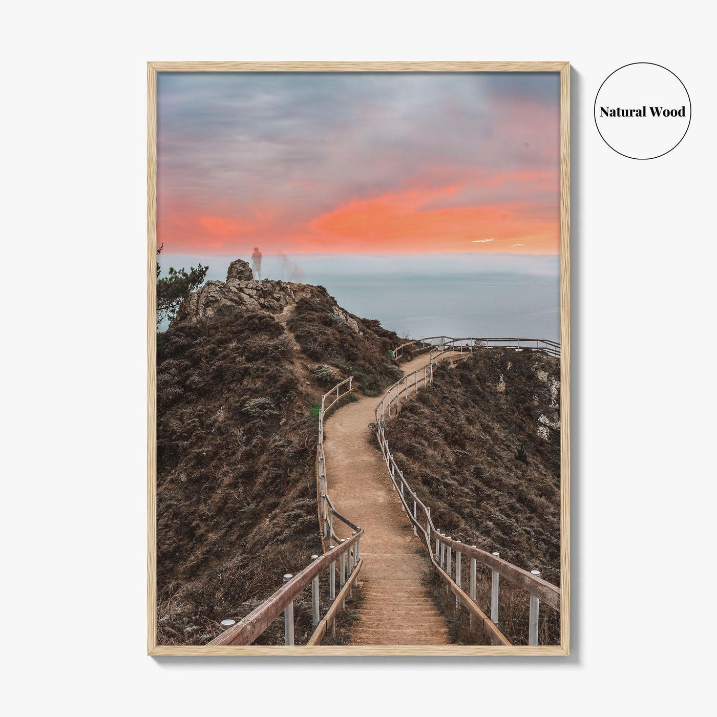 Marin County Fine Art Photo Print, Muir Beach Overlook, California Bay Area Wall Poster