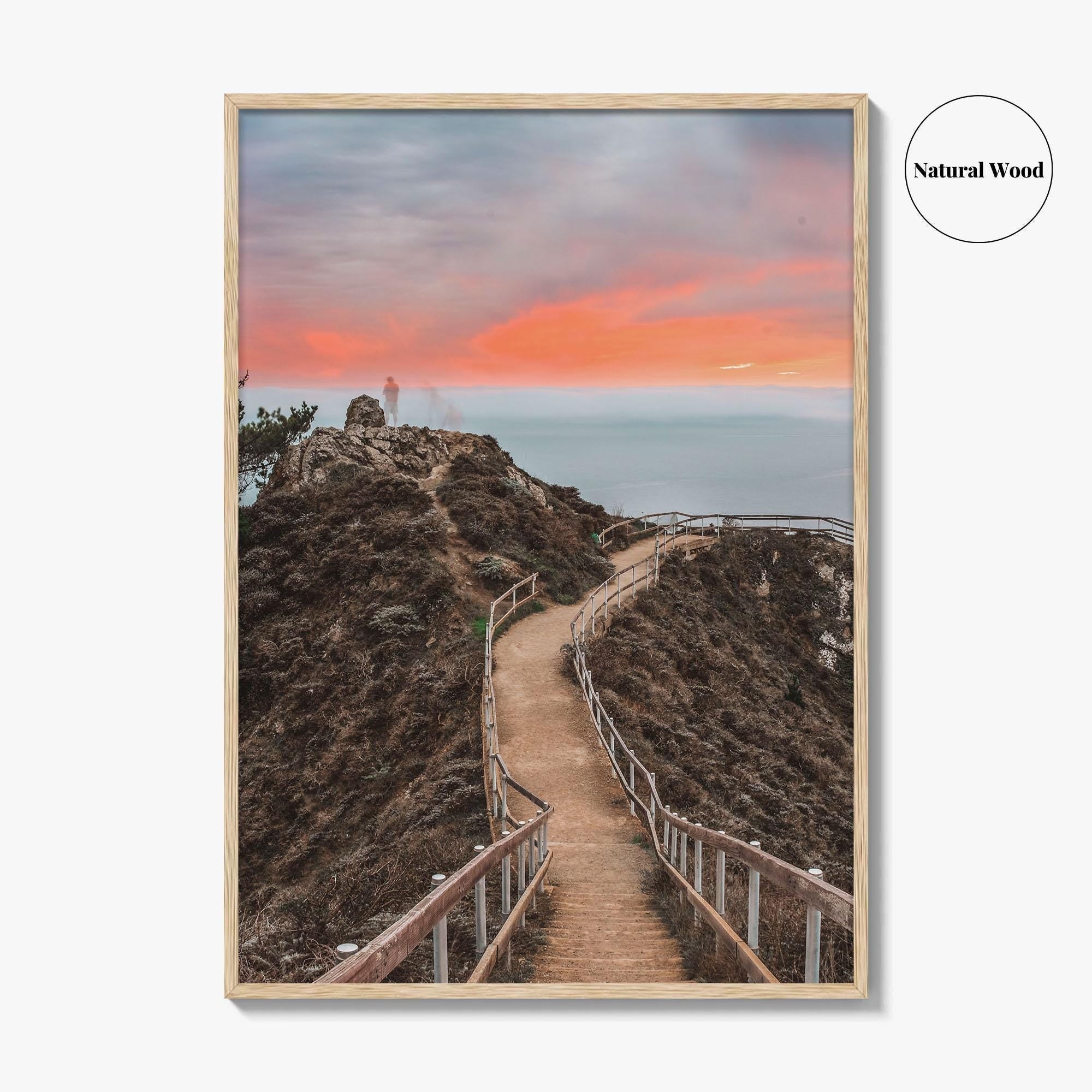 Marin County Fine Art Photo Print, Muir Beach Overlook, California Bay Area Wall Poster