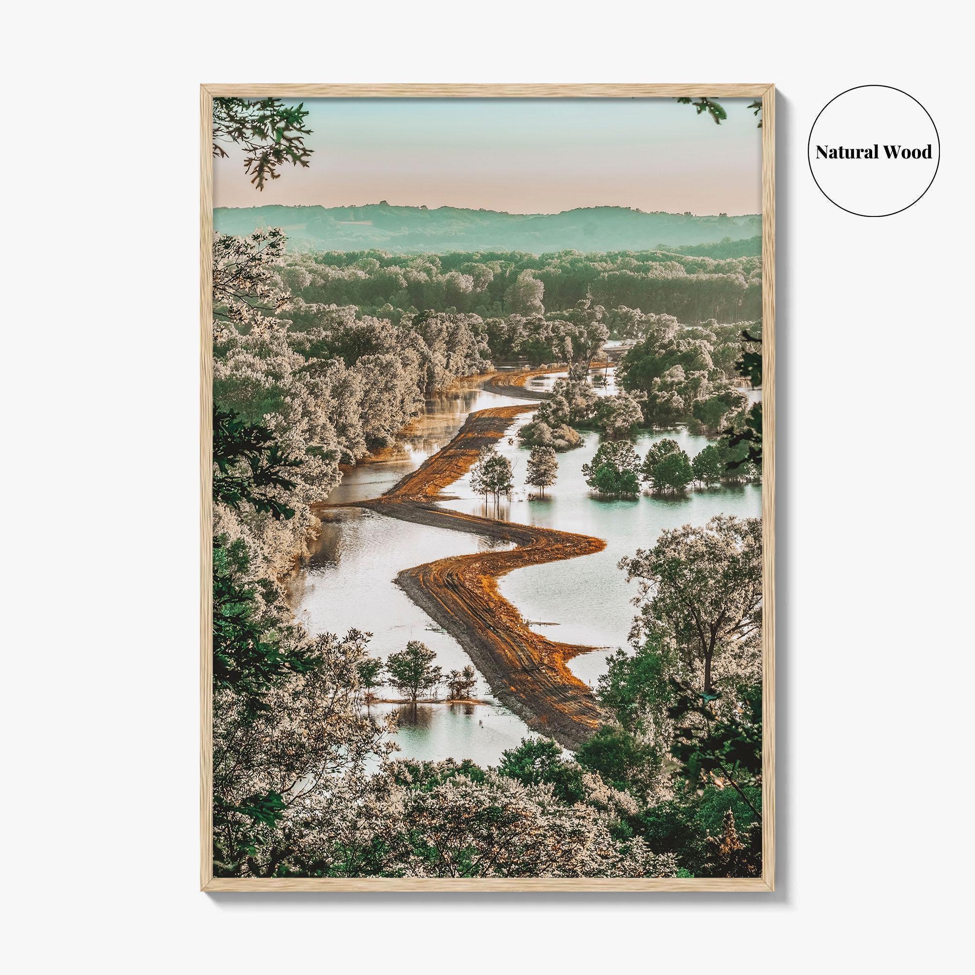 Missouri Fine Art Photo Print, Missouri River Floodplain Landscape, USA Poster