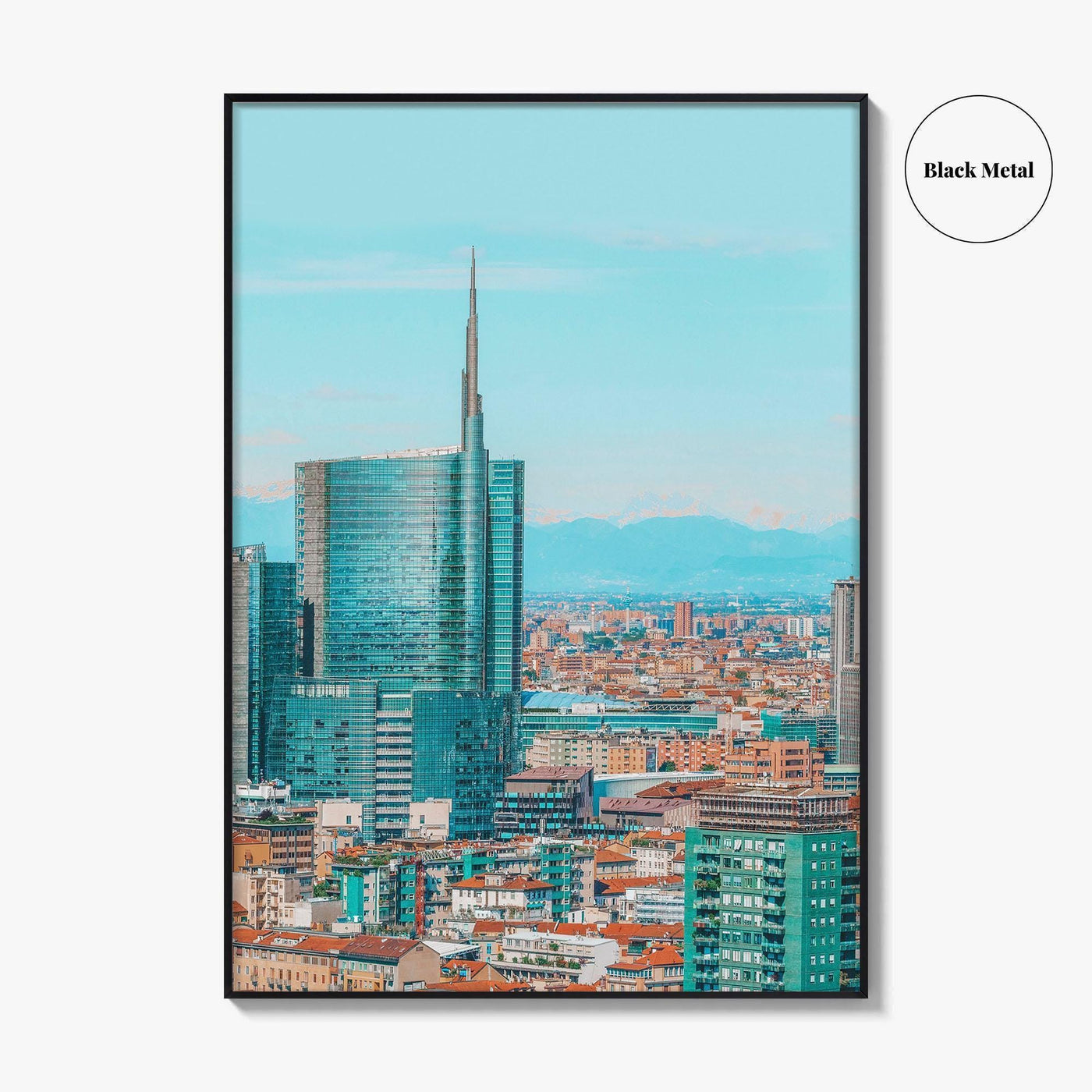 Milan Skyline Fine Art Photo Print, Milano, Lombardy, Italy Wall Poster