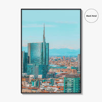 Milan Skyline Fine Art Photo Print, Milano, Lombardy, Italy Wall Poster