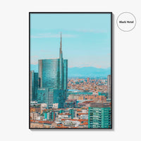 Milan Skyline Fine Art Photo Print, Milano, Lombardy, Italy Wall Poster