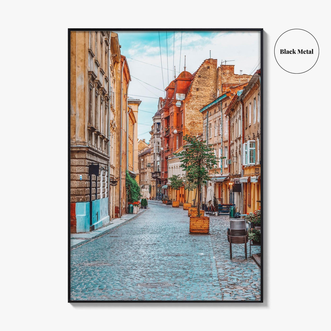 Lviv Fine Art Photo Print, Old Town Street, Ukraine Wall Decor Poster, Lvov