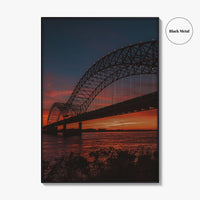 Memphis Fine Art Photo Print, Hernando de Soto Bridge, Tennessee, Wall Art Poster