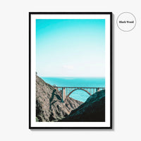 Bixby Bridge Fine Art Photo Print, Big Sur, Pacific Coast Highway, California, USA
