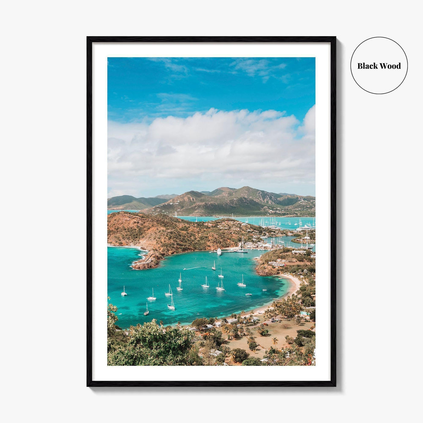 Antigua and Barbuda Fine Art Photo Print, English Harbour, Shirley Heights, Wall Poster